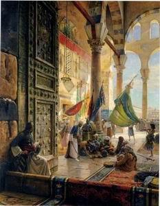 unknow artist Arab or Arabic people and life. Orientalism oil paintings 187